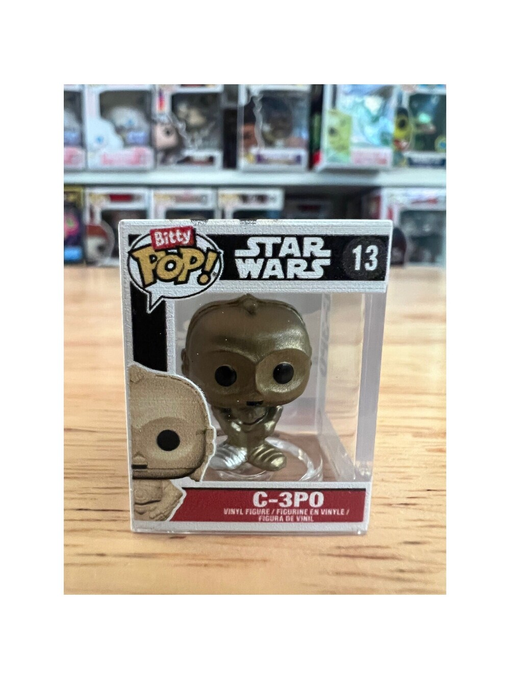 BITTY C-3PO 1" Funko Pop #13 Star Wars Movies Disney Droids Episode IV New Hope